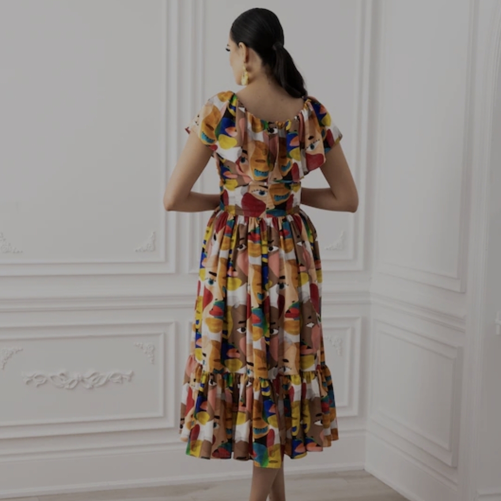 New By Canadian Designer Midi Dress - Picture 3 of 3